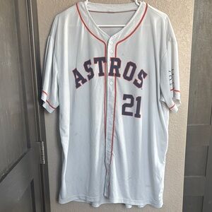 Houston Astros Button Down Jersey